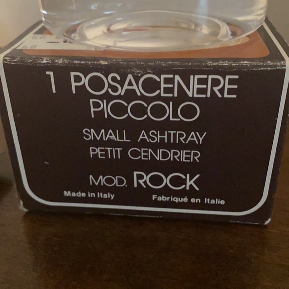 Two vintage lead Crystal ashtrays nib - Picture 6 of 10